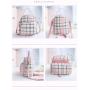 KBW520 Girls' Backpacks Are Versatile And Stylish with Small Checked Schoolbags Cosmetics Women Bag Ladies Backpack Mini Zipper