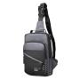 ZR566 Hot Selling Chest Bag Men New Waterproof Shoulder Bag Sports Travel Crossbody Bag Solid Color Oxford Cloth Backpack
