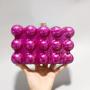 Bubble Acrylic Box Clutch Evening Handbag Beads Bag for Women