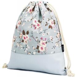 Gelory Factory Wholesale Fashion Floral Drawstring Bag Gym Bag Vegan Leather Sport Backpack Bag