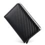 Hot Sale Men RFID Automatic Popup Aluminum Alloy Case Wallet Credit Card Holder Business Microfiber Leather Wallet For Men