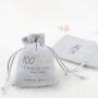 Custom Logo Printed Suede Gift Bag Mini Velvet Suede Drawstring Ring Jewelry Pouch