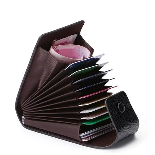 HR379 New Multi Function Card Bag Fashionable Men's and Women's Easy Carry Card Case Casual Mini Card Clip Purse Business Gifts HR379 New Multi Function Card Bag Fashionable Men's and Women's Easy Carry Card Case Casual Mini Card Clip Purse Business Gifts