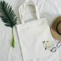 Wholesale Single-Shoulder Canvas Bag for Women Casual Shopping Tote Bag  Student School Bag Custom Logo