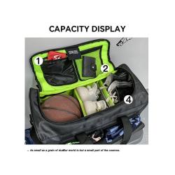 Custom Large Capacity  Weekender Travel Duffel Sports Gym Bag With Shoe Compartment Multi-Function Sneaker Storage Bags