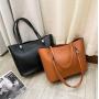 OEM903 New Fashion Women Bags Large-capacity Tote Bag Textured Western-style Women Handbag Female Leather Shoulding Bags