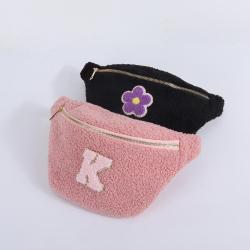 Retro Designer Bumbag Mini Small Jelly Children Soft Teddy Fabric Fanny Pack Wholesale Sports Fanny Pack Women's Waist Bag