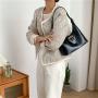 New Design Women Handbags Luxury Metal Decoration Lady Underarm Shoulder Bag Large Capacity Fashion PU Leather Hand Bags