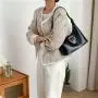 New Design Women Handbags Luxury Metal Decoration Lady Underarm Shoulder Bag Large Capacity Fashion PU Leather Hand Bags