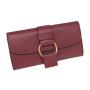 Fashionable ladies evening clutch purse rfid women's long wallet organizer premium leather