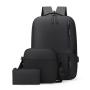 Most Popular 3 1 Multi-Functional Office Laptop Backpack Set Unisex Softback Bag USB Charging Port Polyester Lining Zipper