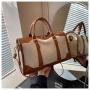 Retro Women's Handheld Canvas Sports and Fitness Capacity Travel Bag