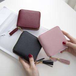 2023 new design HONGYA Custom Wholesale Minimalist Mini Small Slim Card Ladies Women Purse Wallet