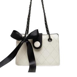 ZR267 Fashion Bag Women's New Silk Scarf Fashionable Lingge Small Square Bag Texture Chain One Shoulder Crossbody Bag