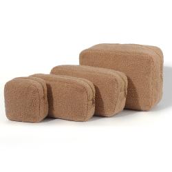 Autumn Winter Ladies Purse Wallet Terry Cloth Clutch Bag Soft Plush Cosmetic Pouch Unique Fluffy Furry Makeup Bag