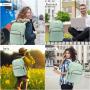 LOVEVOOK 2023 New Style Quilted school Daypack with USB Port waterproof business college travel backpack women's laptop backpack
