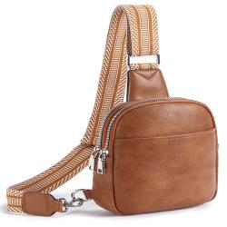 Sling Bag for Women Vegan Leather Fanny Pack Crossbody Bags Chest Bag for Women