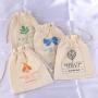 Reusable Custom Logo Printed Cotton Drawstring Dust Bag For Gift Handbag Hat Shoe Packaging Dost Cotton Pouch