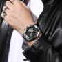 2022 Fashion Leather Man's Wrist Watch Band Wristwatch Reloj Luxury Gold Watch Creative Men Chain Wristwatches