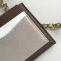 RFID Slim Card Holder Wholesale Leather Credit Card Holder Mini ID Card Holder with Key Chain