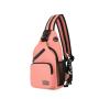 Wholesale Waterproof Large Capacity Travel Backpack With Earphone Hole USB Charging Chest Bags Ladies Crossbody Hand Bag