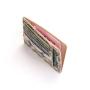 Luxury New Designer Embossed Pattern Snake Leather Card Holder Minimalist Genuine Leather ID Card Case Unisex Money Clip