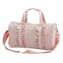 Best Products Low MOQ Stock Outdoor Oversized Gingham Travel Storage Bag Ladies Gym Bag Duffle Bag For Girls