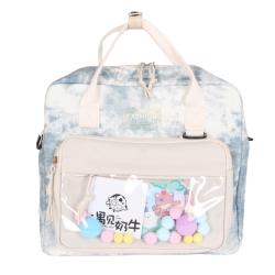 New oem ITA Pin Bag Single Shoulder Tote Bags Student Japanese Girls' Transparent ITA Bags for sale