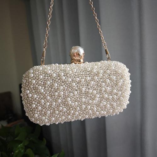 Evening Clutch Bag for Women Pearl Clutch Purse Handbag Wedding Party Bridal Banquet Bag Ladies Purse Evening Bags