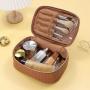 OEM/ODM 3PCS Set Travel Organizer Wash Bag Pu Leather Toiletry Bag For Women Girls Luxury Cosmetic Bags