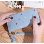 OEC001 New Korean Wallet Women Long Zipper Large Capacity Mobile Phone Bag Versatile Love Korean Handheld Wallet women
