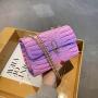Hand Bag Woman's Shoulder Bag with Chain Designer/luxury Low MOQ 2024 New Fashion Gradient Crocodile PU Leather Single OEM ODM