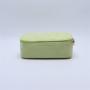 Keymay Custom Personalized Large Cosmetic Bag Portable Travel Zipper Pouch Make Up Storage Box Corduroy Makeup Bag With Mirror