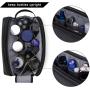 Black Large High-Quality Men's Toiletry Bag with Multiple Compartments Durable Material Large Capacity for Travel Gym Use