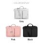 ZWY024 New Popular Unisex Laptop Handbag Polyester Waterproof Wear-resistant Thickened Laptop Briefcase Daily Casual Handbag