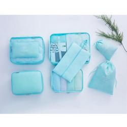 custom designed travel pouch compression suitcases luggage travel organitation bags set packing cubes