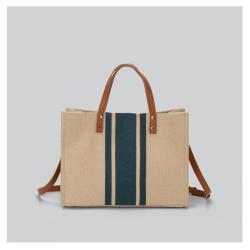 Cross-Border Korean Version Of Women'S Briefcase Celebrity Professional Simple Fashion Large Capacity Canvas Bag
