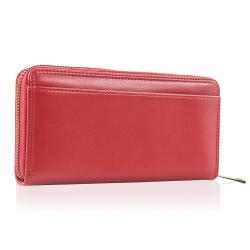 Hot sale long wallet women leather purse women long wallet leather wallet purse for women