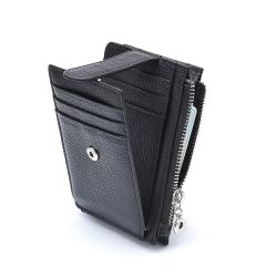 Best Selling Leather Slim Card Wallet with Zip pouch