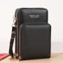New phone bag for Women Large Capacity Multi-Functional Solid Color Simple Shoulder Bag Touch Screen  Mobile Phone bag
