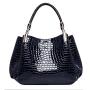 Women's Shoulder Bag High-capacity Handbag European and American Crocodile Pattern Trend Pu Handbag Tote Bag for Women