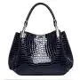 Women's Shoulder Bag High-capacity Handbag European and American Crocodile Pattern Trend Pu Handbag Tote Bag for Women