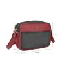 Custom Women Pu Leather Crossbody Clutch Bag Crossover Bag Handbag With Adjustable PU Strap