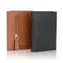 Custom Logo Trifold Slim Minimalist Wallet RFID Blocking Minimalist Credit Card Wallet with Money Pocket Zipper Card Case
