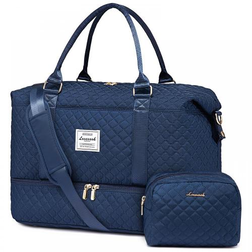 LOVEVOOK factory wholesale Carry on Overnight Bag large 2pc Gym Weekender bags women Travel luggage duffel bags with shoe pocket