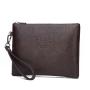 ZR362 New Business Leisure Men's HandBag Retro Style Soft PU Leather Mobile Case Wallet Litchi Pattern Phone Handbag