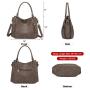 2022 New arrival Realer hobo bags high quality PU leather handbags with holster women gun bags concealed carry purse
