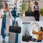 LOVEVOOK 4pcs/set OEM ODM Large Waterproof Sports Travel Duffel Bag Weekender Overnight Bag With Shoes Compartment & Wet pocket
