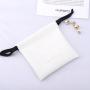 Custom Logo Printed PU Leather Drawstring Cosmetic Gift Bag Mini Waterproof Leather Money Pouches