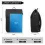 LOVEVOOK large waterproof rucksack 15.6 in roll bag trips university school office travel women daypack laptop bag backpacks